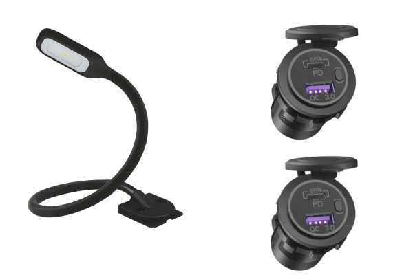 Licht- und 2x Ladepaket