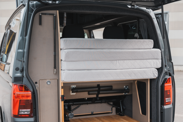 Klappmatratze VW T5-T6.1 für die Möbelzeile