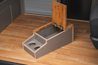 Aufbewahrungsbox mit Getränkehaltern für VW T5-T6.1